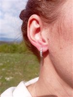 Vicenza - Piazzetta Palladio 2 - Boucles d'oreilles Crivelli Femme CERCHIO in Or Diamante 0.80 Ct 274-CRB131 - 274-CRB131